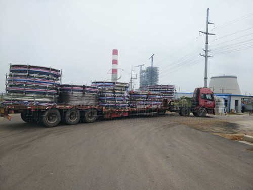 焦作萬方電廠DN2800單波補償器及配對反法蘭發貨現場